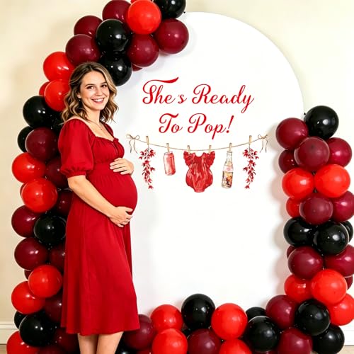 Vinilo decorativo She's Ready to Pop para baby shower miniatura 7