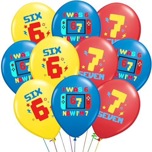 6 7 Game Print Ballons et décorations anniversaire à thème Six Seven