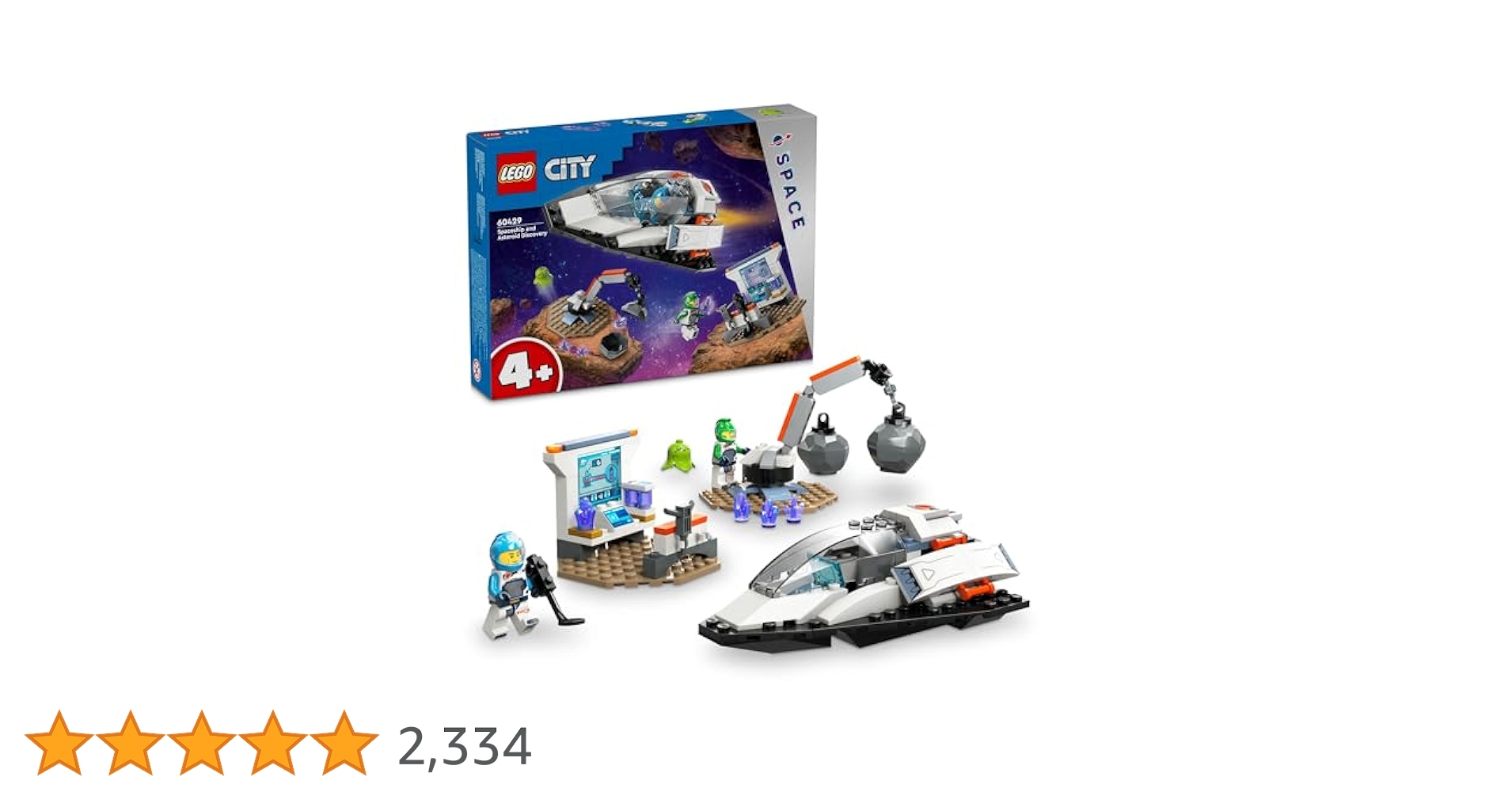 フルセット30 レゴ LEGO シティ うちゅう船と わく星ちょうさ 60429