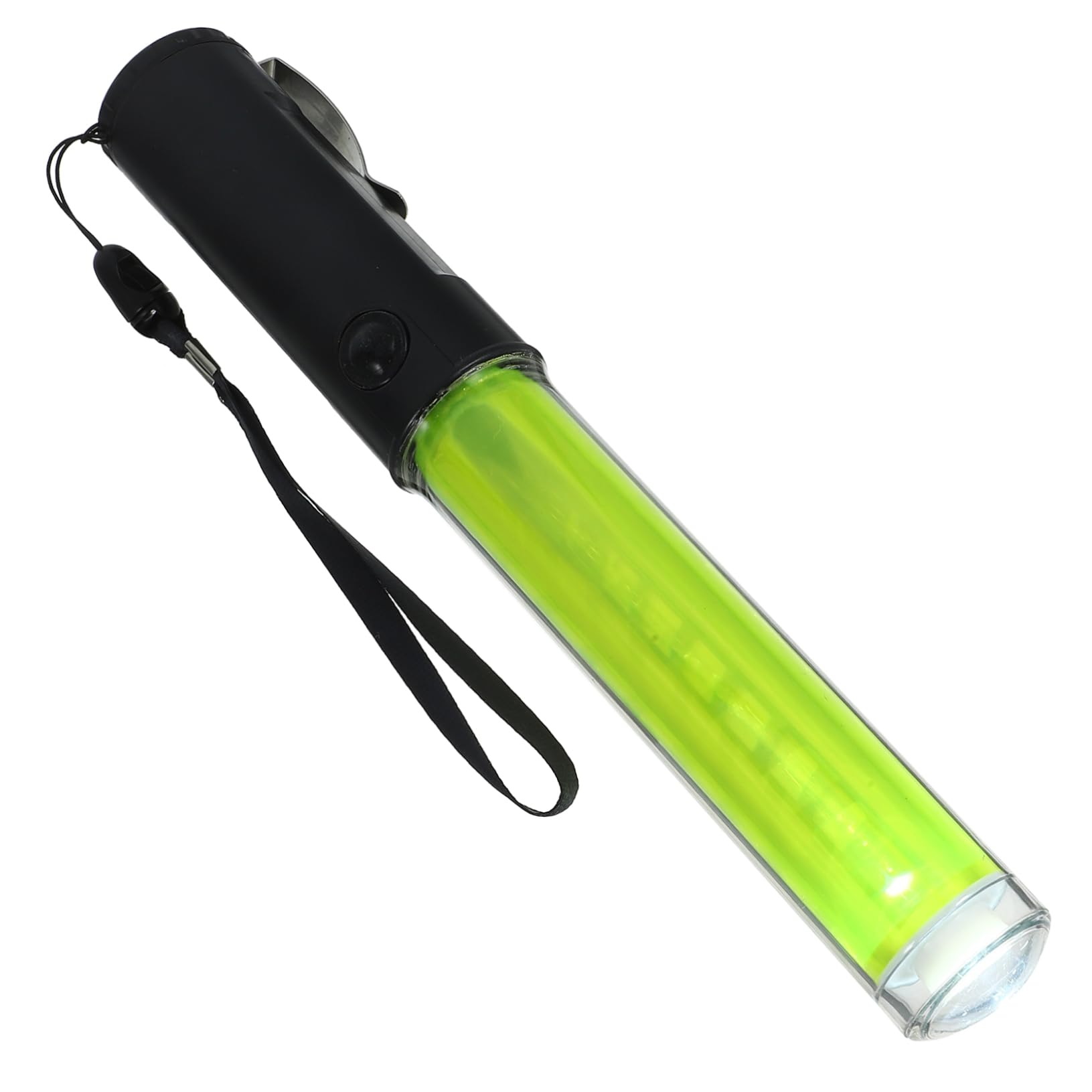 KICHOUSE Barra Luminosa LED Amarilla de 26 Cm, Varita Luminosa Ligera para Conciertos y Control de Tráfico, Palo Fluorescente Portátil para Fiestas y Emergencias