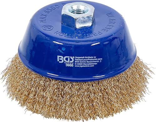 BGS 3988 | Wire Cup Brush | M14 x 2.0 Drive | Ø 125 x 75 mm