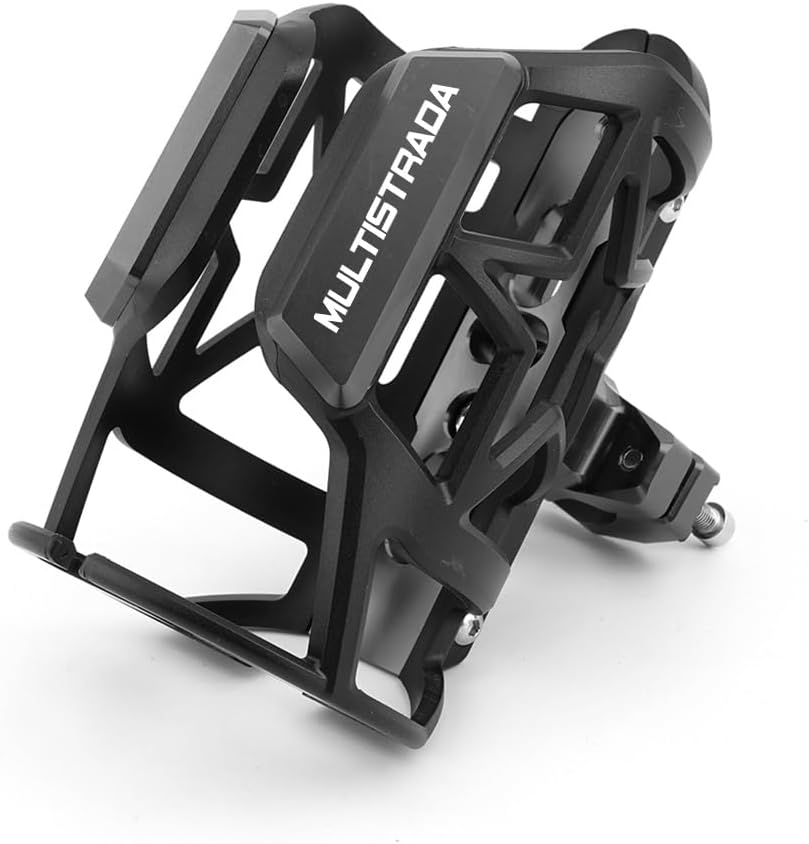 for Ducati Multistarada V4 S Sport 950 1200 1260 /S Motorcycle Beverage Water Bottle Cage Drink Coffee Cup Holder Wate Drink Cup Holder Cup Holder(Color:Chrome)