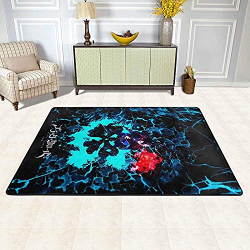 Anime 3D Bereich Teppich Blue Beam Cartoon Bodenmatte Jojos Bizarres Abenteuer rutschfeste Wohnkultur Teppich Zimmermatte,a,160x200cm/63x79