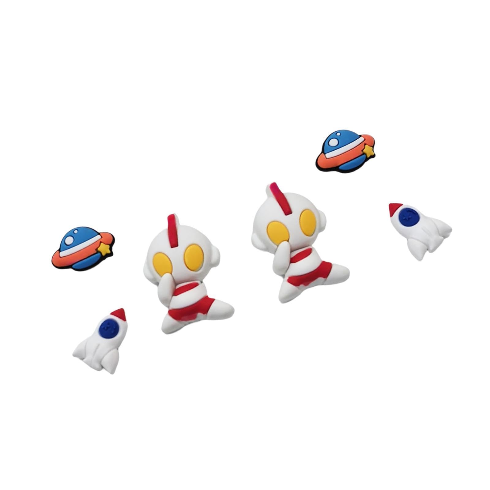 NIVAA Beach Hole Bag Charms Crafting Decorative Creative Beach Handbag Decorations White Super Man-image-19