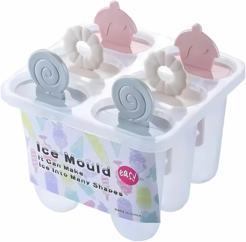 Reusable Flamingo Popsicle Molds – 6PCS Ice Cream Pop Maker Set, BPA-Free & Easy to Use, Perfect for Homemade Summer Treats