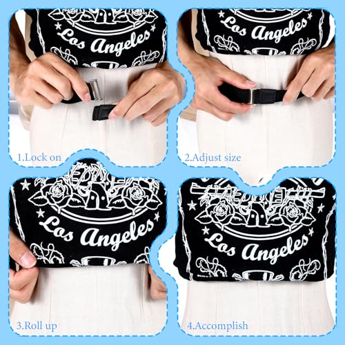 Ouligay 2PCS Women Shirt Tuck Band Tucky Belt Crop Tuck Band Stretchy for Women Elastic Waist Belt for Jeans, Pants, Dresses4