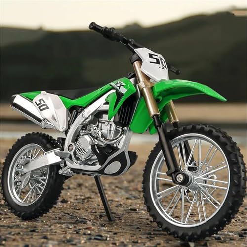 Collection Sound Light Diecast Motorcycle Model Vehicle Toy Gift 1:12 for KX450 Off Road Motorbike Alloy