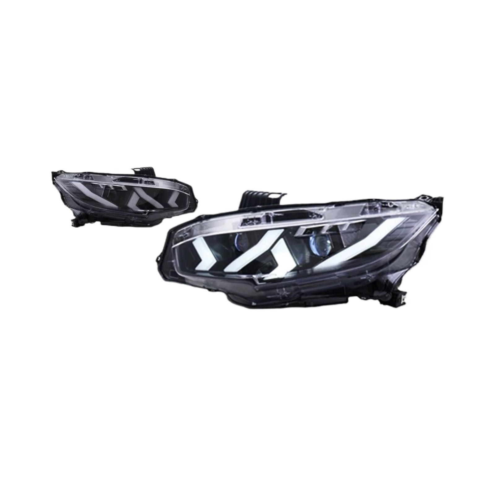 Fari Anteriori per Civic X 2016-2020, luci diurne a (DRL), Accessori per Auto, Gruppo Ottico Anteriore.