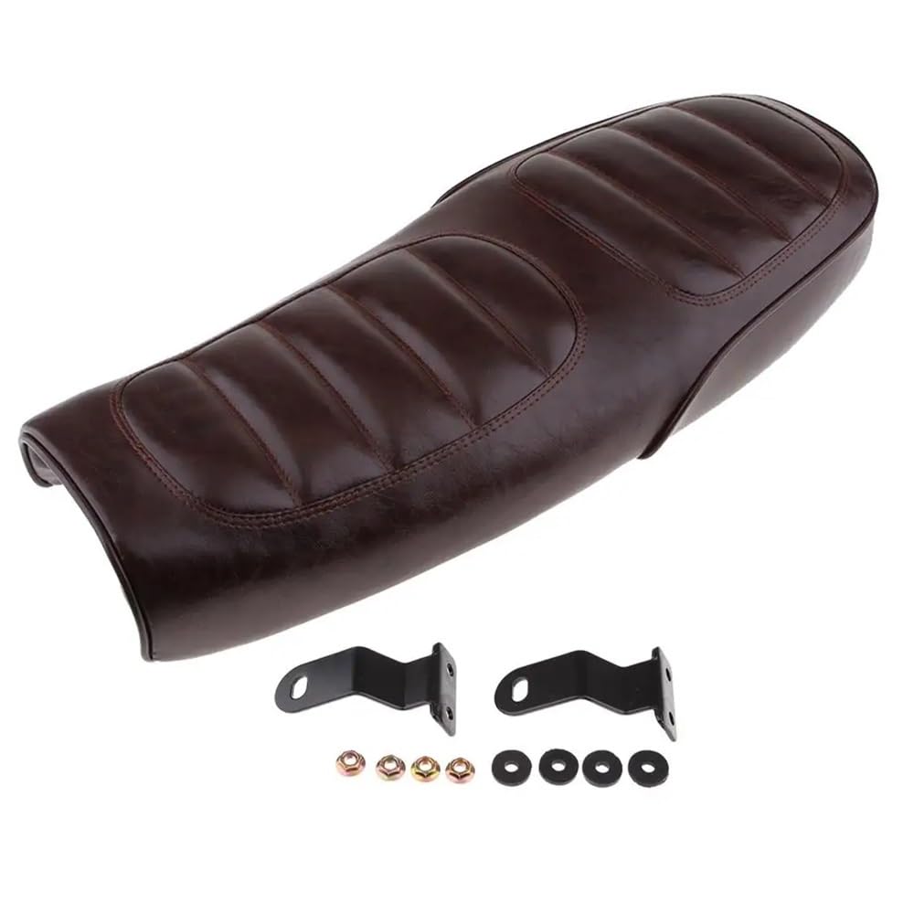 fahrer beifahrersitz Universeller Motorradsitz Flat Vintage 64 cm
