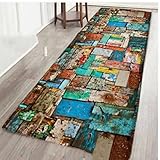 Alfombras multiusos: fcil de colocar en el piso de la puerta principal, puerta trasera, cocina, bao, dormitorio, sala de estar, comedor, porche, balcn, etc.