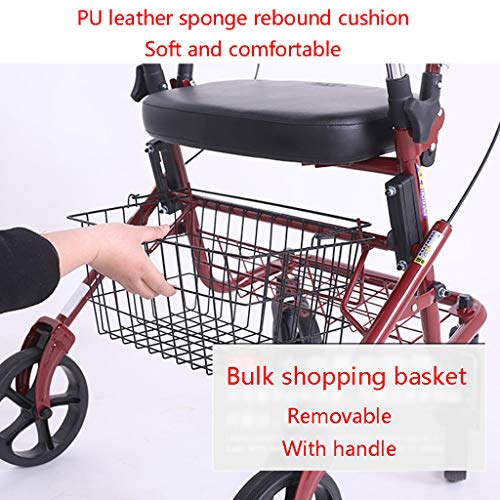 Chariot pour personnes âgées de type déambulateur contre la perte d'appui