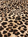 Leopard Power MESH 62' Wide/Taupe Color (Black,Brown,Cream) /by The Yard,4Way Strech Knit