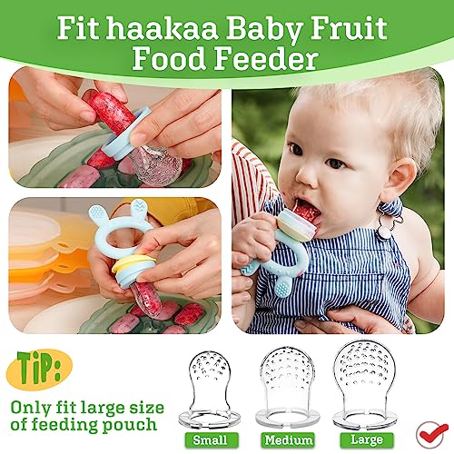 Haakaa Silicone Nibble Freezer Tray -Breast Milk Teething Popsicle Mold | Baby Fruit Food Feeder Teether Tray | Ice Cube Maker Serving Plate Stackable Snack Storage Tray - Baby |Toddler- Bpa Free #TOP3