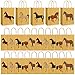 Colarr 20 Pieces Horse Party Favor Bags Horse Theme Good Gift Bags with Handles Horse Birthday Treat Bags for Western Cowboy Cowgirl Supplies