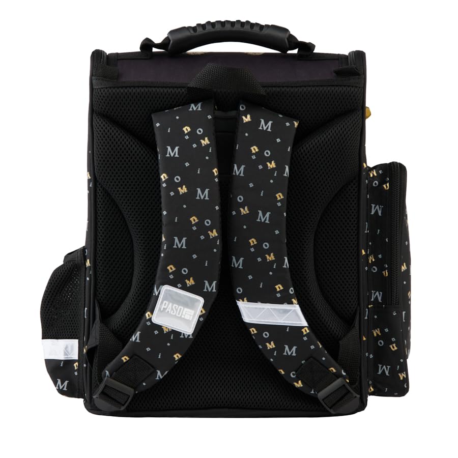 Goldkids - Schulranzen für Jungen und Mädchen, 13er-Set - Schul-Rucksack für Kinder mit Federmäppchen - Schuhbeutel, Brotdose, Trinkflasche und Hausaufgabenheft - Minnie Maus Motiv - 1-3 Klasse