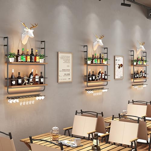 Étagère de rangement murale à vin pour optimiser les petits espaces - 5