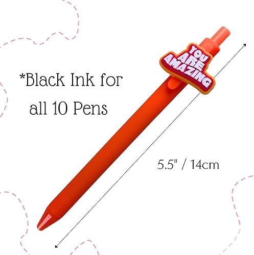 Miniatura 3 de YJ PREMIUMS Bolígrafos motivacionales, paquete de 10 con citas inspiradoras, versátiles y prácticos, duraderos y duraderos, regalo reflexivo