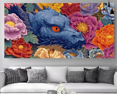 Broderie diamant dragon 5D grand format et peinture diamant adulte DIY