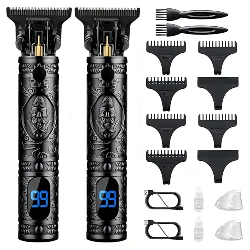 Cortapelos para hombres y kit de aseo eléctrico para lucir una barba impecable desde casa
