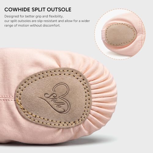 Image of Stelle Ballet Shoes Canvas Ballet Slippers Women Girls Dance Yoga Recital | Ballet shoes for women, Ballerina slippers, Durable canvas upper, Comfortable cotton lining, Split leather sole, Practice