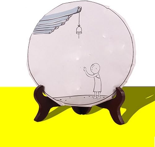 Miniatura 4 de Soportes de exhibición chinosPu'er Soporte de estante de téMadera maciza natural Puer Tea Cake Holder Stand Bandeja plegable Marcos accesorios