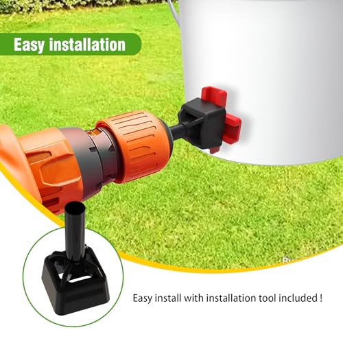 Bebederos de pollo niples automáticos de aves de corral kit horizontal con broca 10ud 6