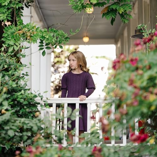 Image of Hope & Henry Girls' Milano Tipped Sweater Dress