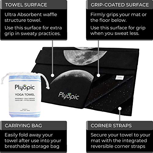image for Plyopic Yoga Towel – Non-Slip and Fast-Drying – Hot Yoga Mat Towel