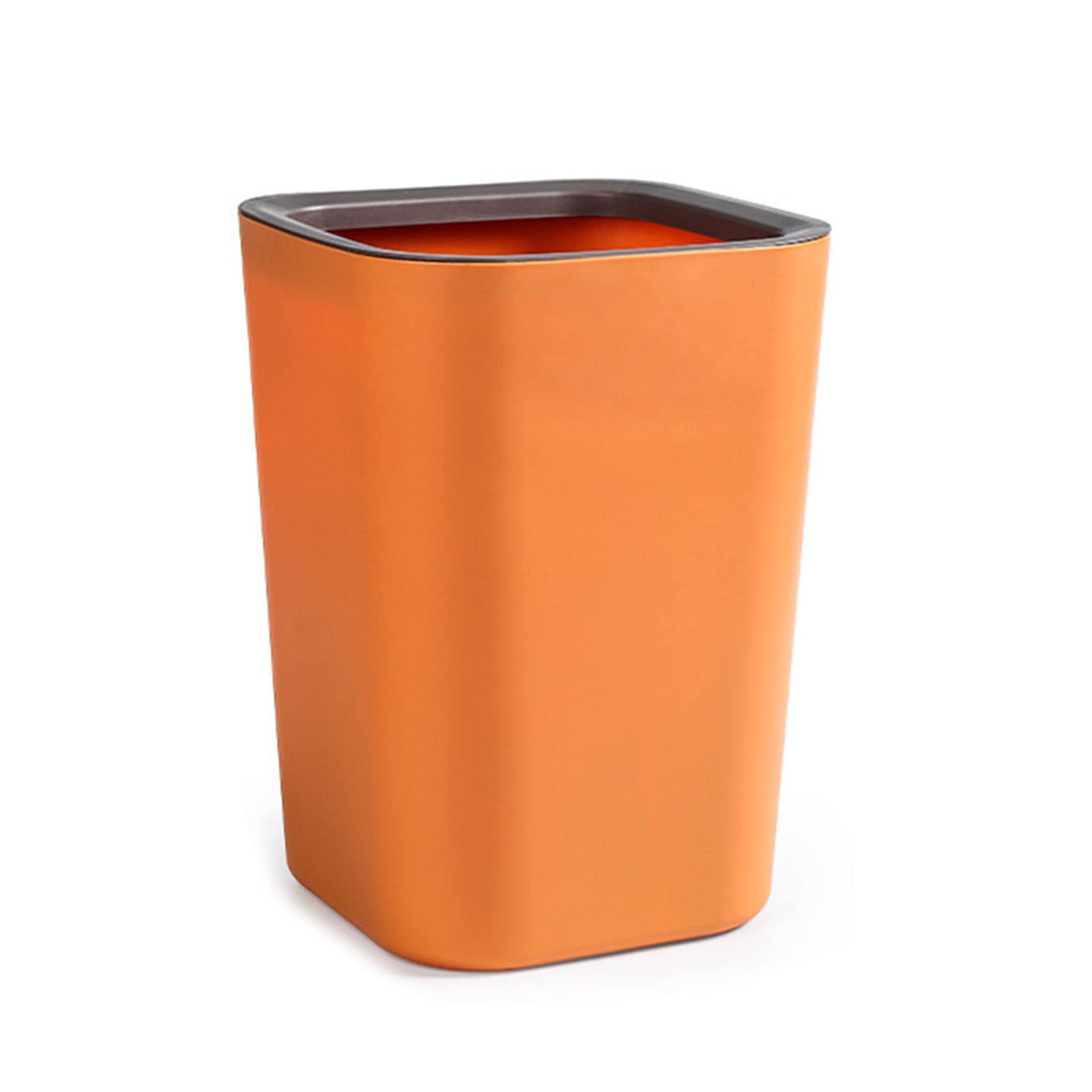 Moondame Trash Can Press Trash Bag Waste Paper Basket Garbage Container
