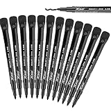 XSG Black Magnetic Dry Erase Marker, Whiteboard Erasable Pens with Fine Tip, Low-Odor Non-Toxic Fine