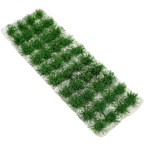 Abaodam 1箱 シミュレーション草クラスター 砂テーブル用装飾 軽量耐久製 切断自由 チュア風景模型 ガーデンテーブル飾り ゲージ模型対応