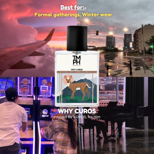 Image of TMPerfumehouse Why Curos EDP for Men | Musky, Aromatic & Long Lasting Perfume Spray | Musky, Aromatic & Powdery Fragrance | Luxury Gift for Him | TMPH | 50ml