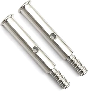 kingsea Steel Front Axles Compatible with 1/10 Traxxas 2WD Slash Rustler Stampede Replacement of 3637