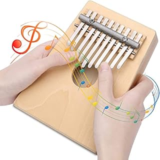 Kalimba Instrument 10 clés pour enfants, piano pour le pouce Kalimba instrument musical pour adulte débutant, thumb… - Les Beatles, Paul McCartney, John Lennon, RIngo Starr, George Harrison