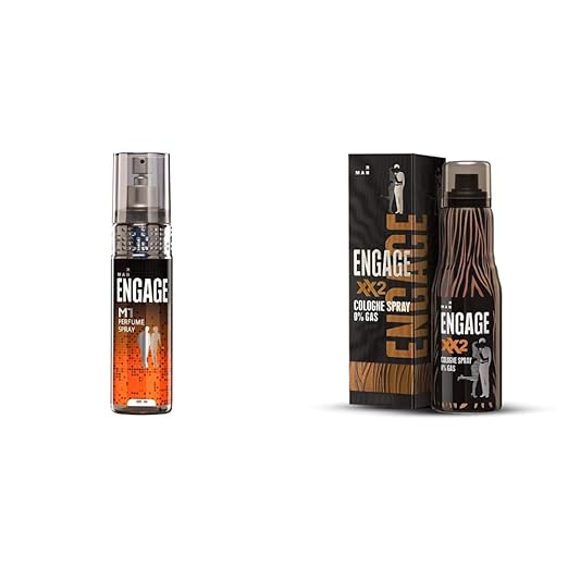 Buy Engage M1 Perfume Spray For Men, 120ml And Engage Cologne Spray XX2