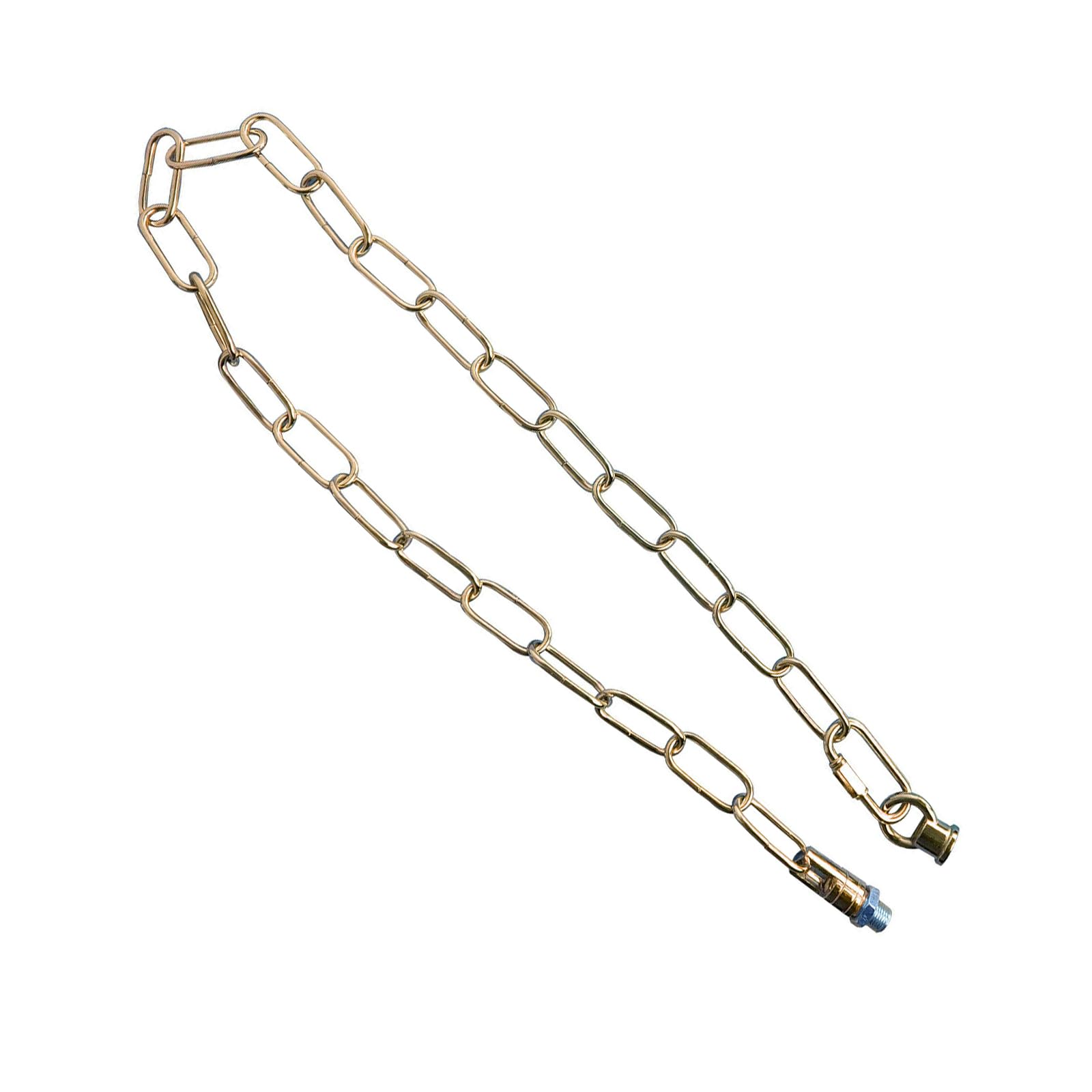 Light Chain Pendant Light Fixture Chain, Vintage Lighting Hanging Chain for Lighting Ceiling Lights, Pendant Lights, Lamp fixtures, Chandeliers, for Light Weight. (French Gold, Style2 (90CM))