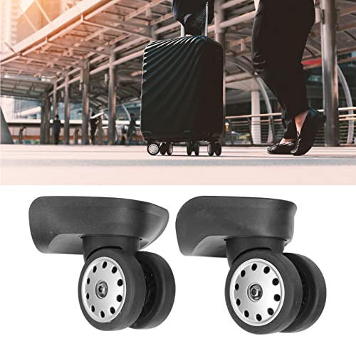 2PCS Suitcase Wheels Double Row PP PET Swivel Caster Spinner Wheels Replacement Accessories for Suitcase3