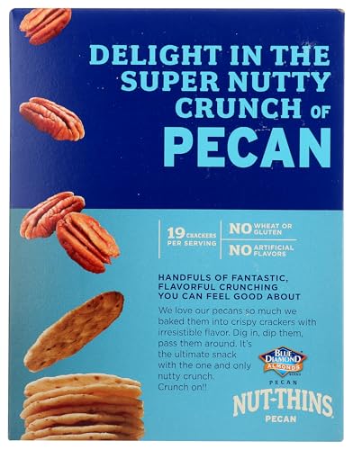 Image of Blue Diamond NutThins Cracker Snacks, Pecan, Boxes, 4.25 oz