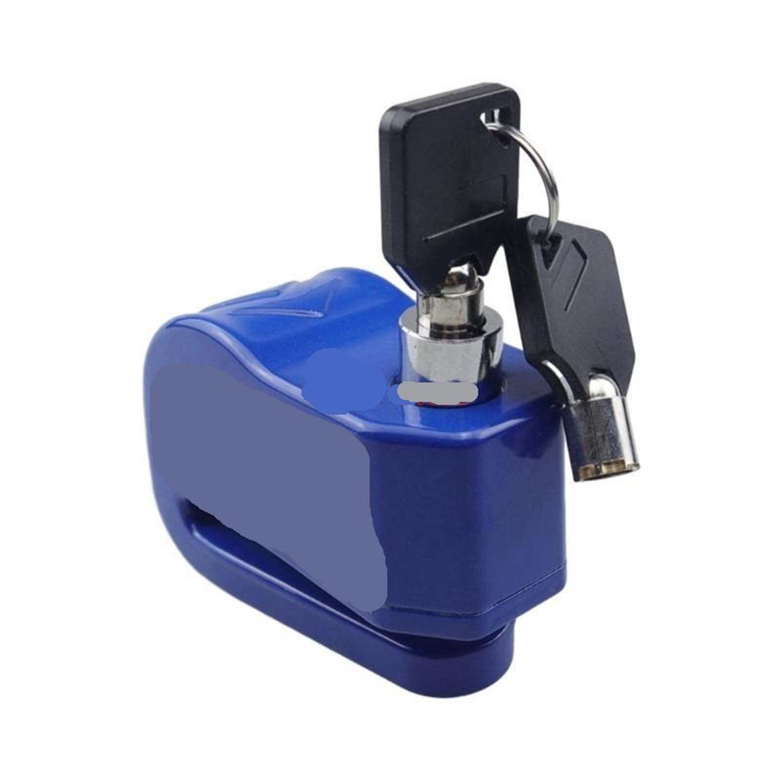 Motorcycle Handlebar Lock Motorcycle Wheel Disc Brake Lock with Alarm Aluminum Security Anti-Theft Reminder Scooter Waterproof Motorbike Lock Security(Blue)