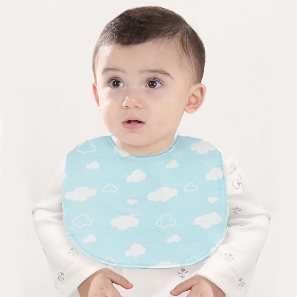 Oaygat 6-Pack Baby Bandana Dribble Bibs Cotton Teething Bibs Infant Feeding Bibs Soft and Absorbent Bib with Adjustable Snaps Waterproof Drool Bibs for 0-36 Months Unisex Girls Boys Newborn Toddlers - Image 3