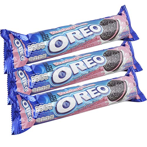 Image of Oreo Chocolate Creme Cookies 137gm (Pack of 3) (Strawberry)