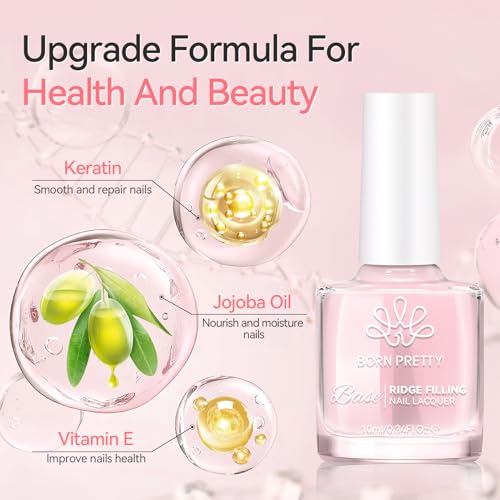 Born Pretty Set 2 Pzas Esmalte Base y Top Coat Translúcido miniatura 7