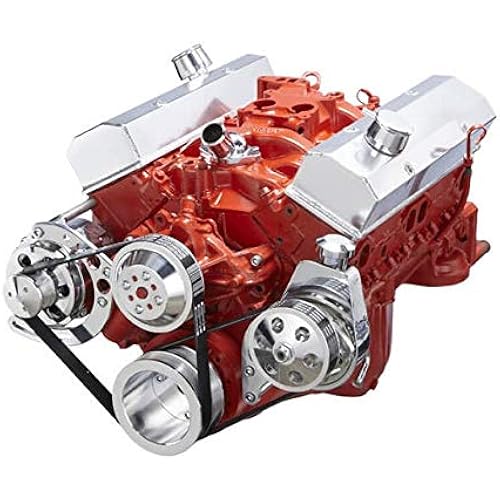 Chevy Small Bock Serpentine Conversion Kit - Alternator & Power Steering Applications