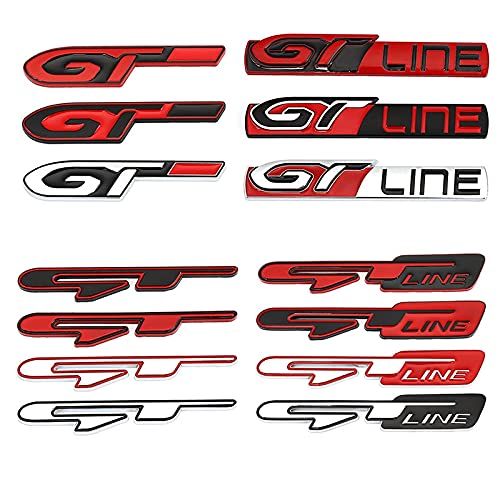 Auto 3D Uiterlijk Sticker Auto Sticker GT Lijn Voor Peugeot GT RCZ 308 508 3008 5008 KIA Forte Optima Picanto Stinger… - Afbeelding 3