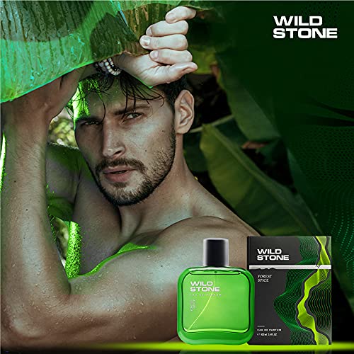 Image of Wild Stone Forest Spice Spray Perfume Combo for Men, Pack of 2 (100ml each)