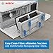 Bosch WTH85VWJN, Serie 4, Wärmepumpentrockner, 8 kg, AutoDry, Quick-40-Trocknen, Nachlegefunktion, Sensitive-Drying-System, Anti Vibration Design, 63 dB, LED-Display, Touch-Control, Zeitvorwahl