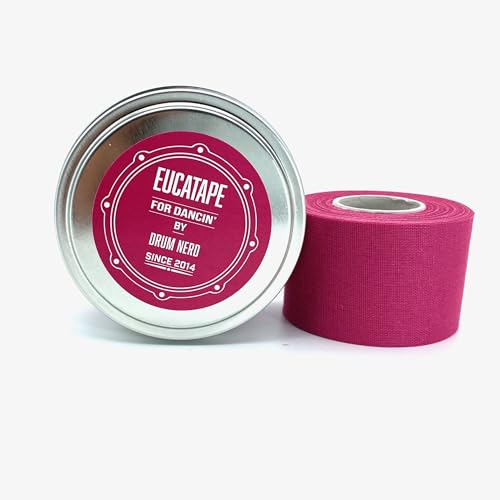 Eucatape Eucalyptus Infused Dancing Tape - for Ballet Salsa Hip Hop Ballroom Contemporary Latin Irish Modern Jazz Tap Pink