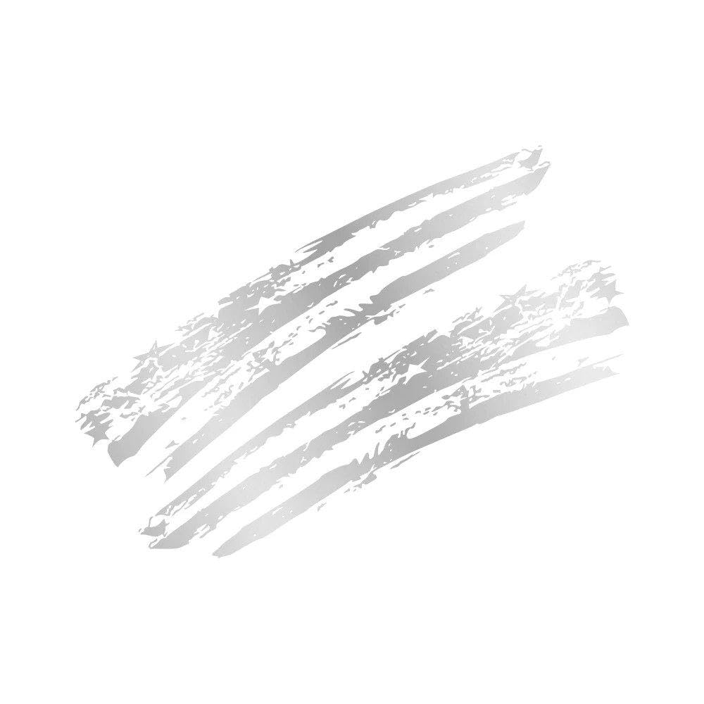 Car Sticker Pickup Truck Universal Vinyl Graphic Decor Decal Cover(Matt Silver)