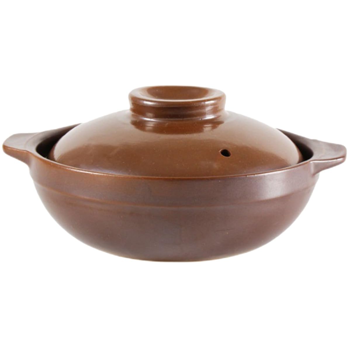 Cacerola de cerámica para arroz con tapa resistente al calor