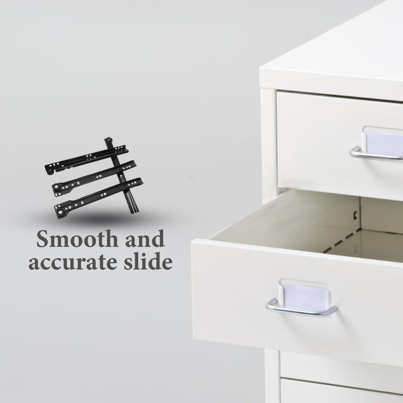 dresser drawer metal slides Numhew 10-Pair 22 in. Soft Close Drawer Slides, Heavy Duty Side Mount Dresser Cabinet Rails, Kitchen Cabinet Drawer Runners
